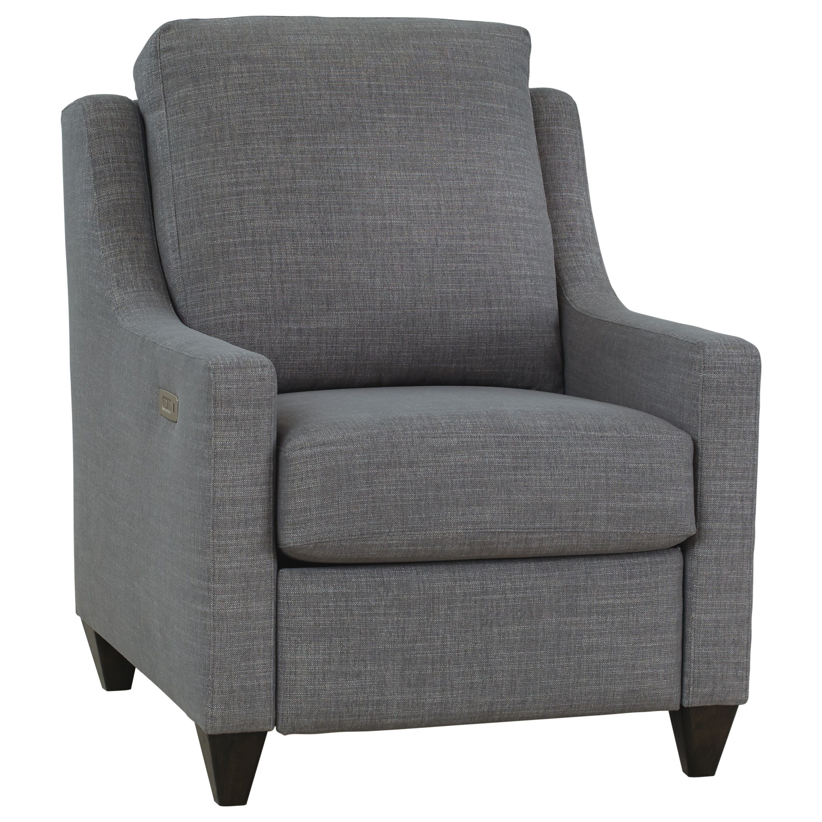 Bassett Magnificent Motion Customizable Power Headrest Recliner with